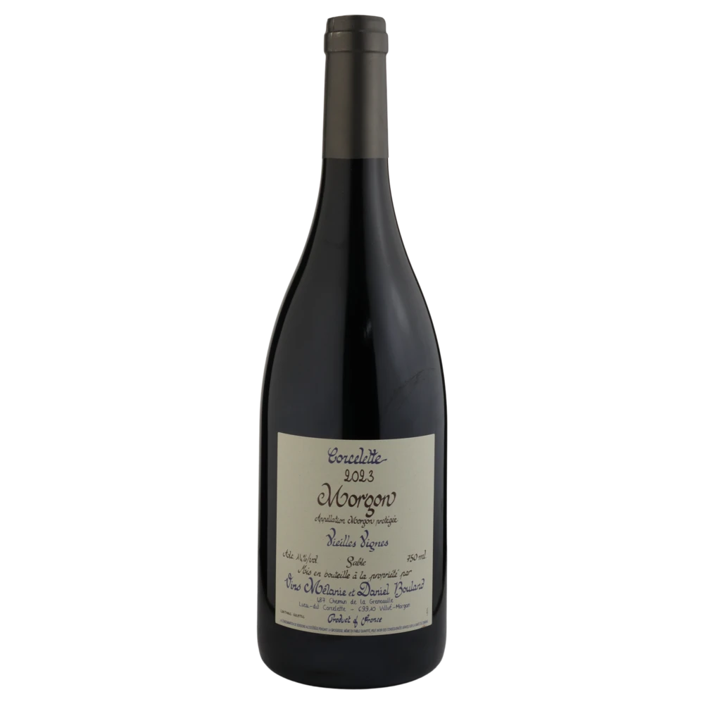 A bottle of 2024 Domaine Daniel Bouland Morgon Corcelette Vieilles Vignes Sable 750ml Red Wine