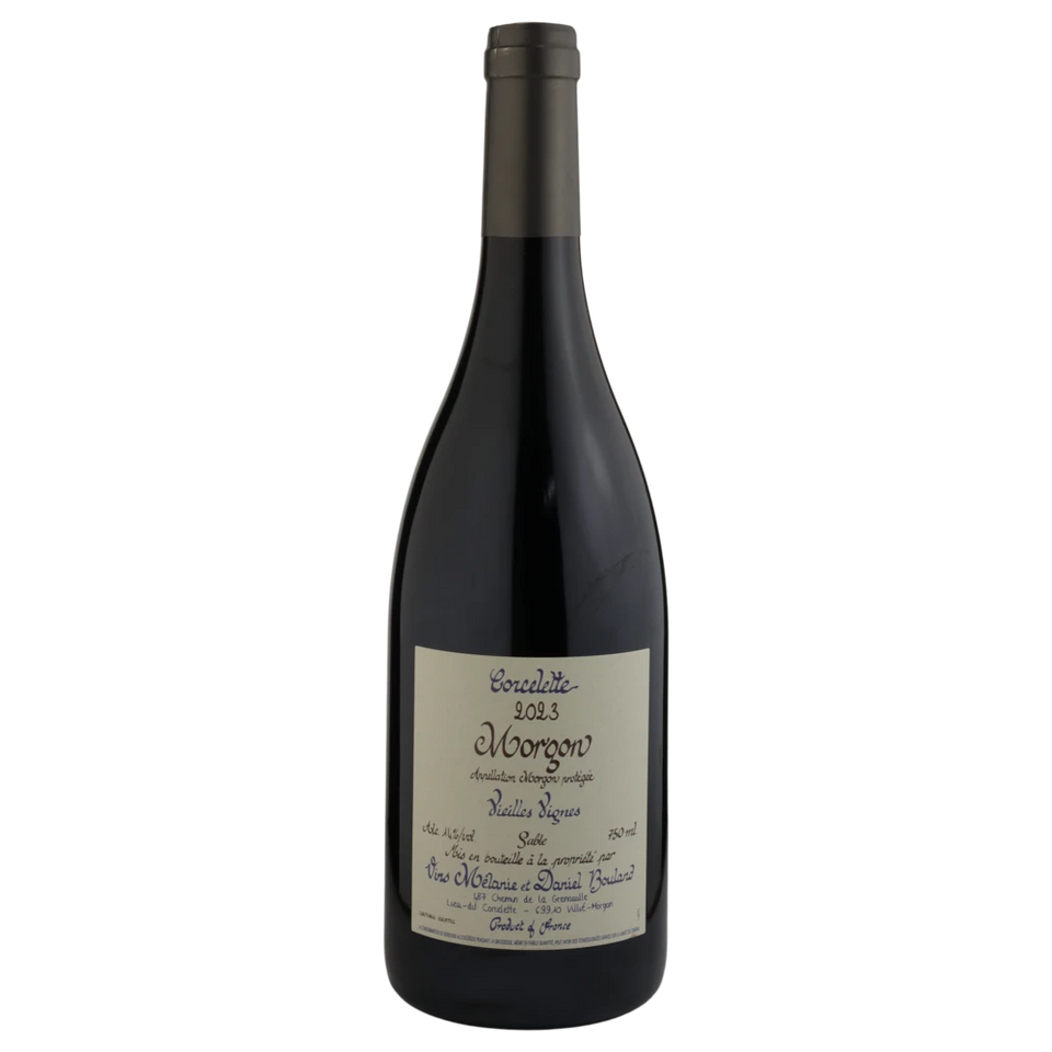 A bottle of 2024 Domaine Daniel Bouland Morgon Corcelette Vieilles Vignes Sable 750ml Red Wine
