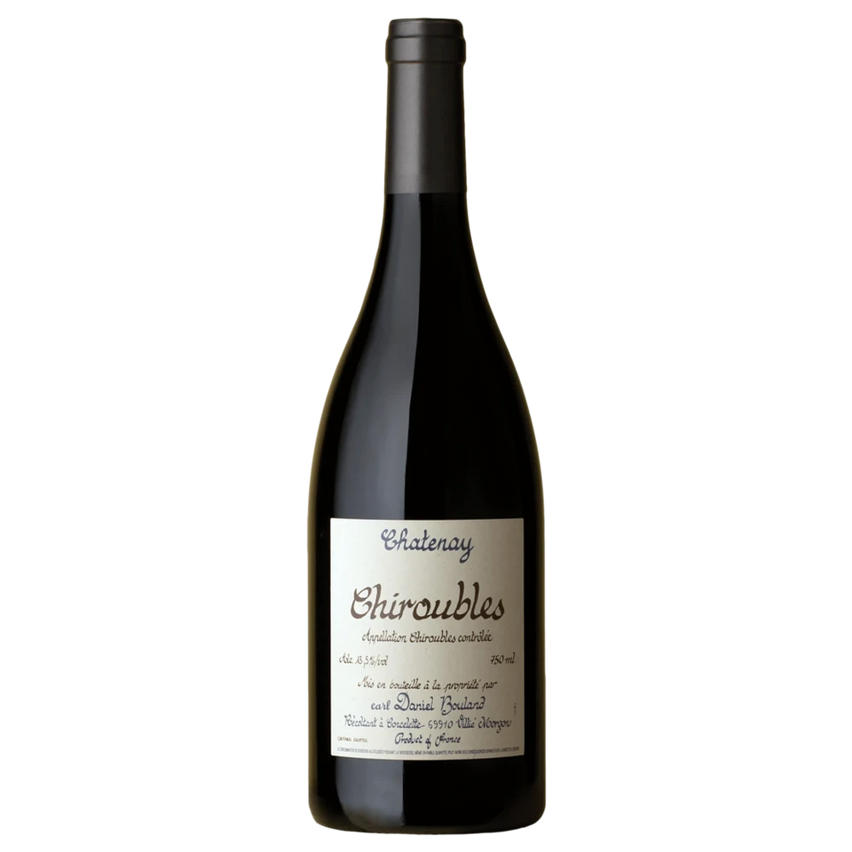 A bottle of 2024 Domaine Daniel Bouland Chiroubles Chatenay 750ml Red Wine