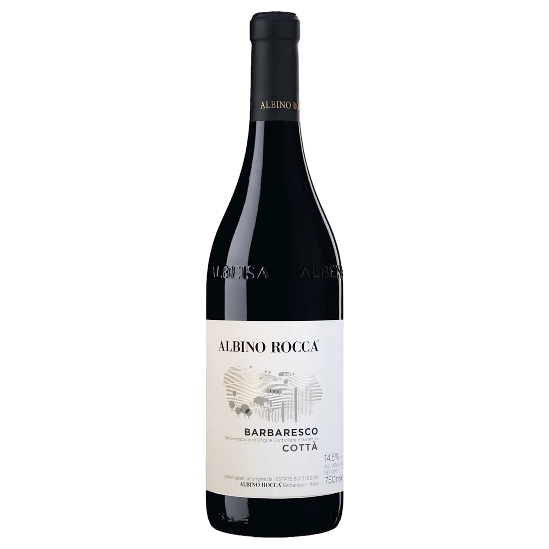 A bottle of 2022 Albino Rocca Barbaresco Cottà 750ml Red Wine