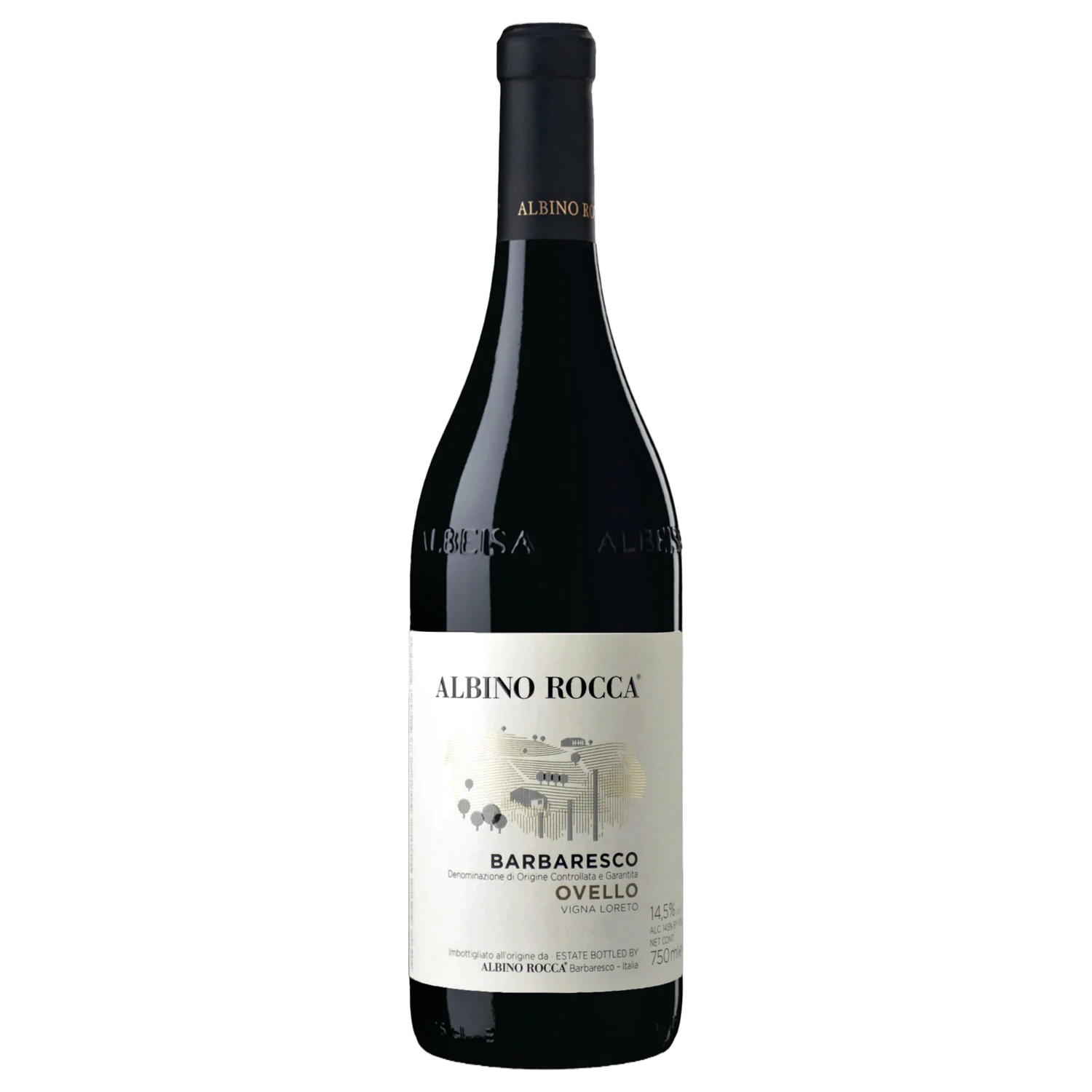 A bottle of 2022 Albino Rocca Barbaresco Ovello Vigna Loreto 750ml Red Wine
