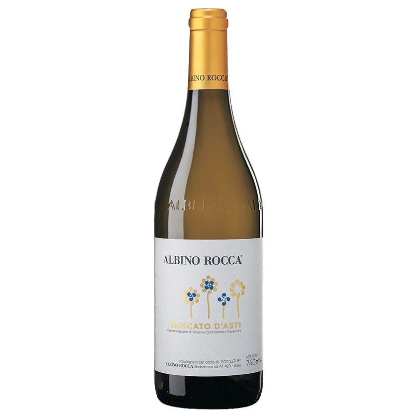 A bottle of 2024 Albino Rocca Moscato d'Asti 750ml White Wine