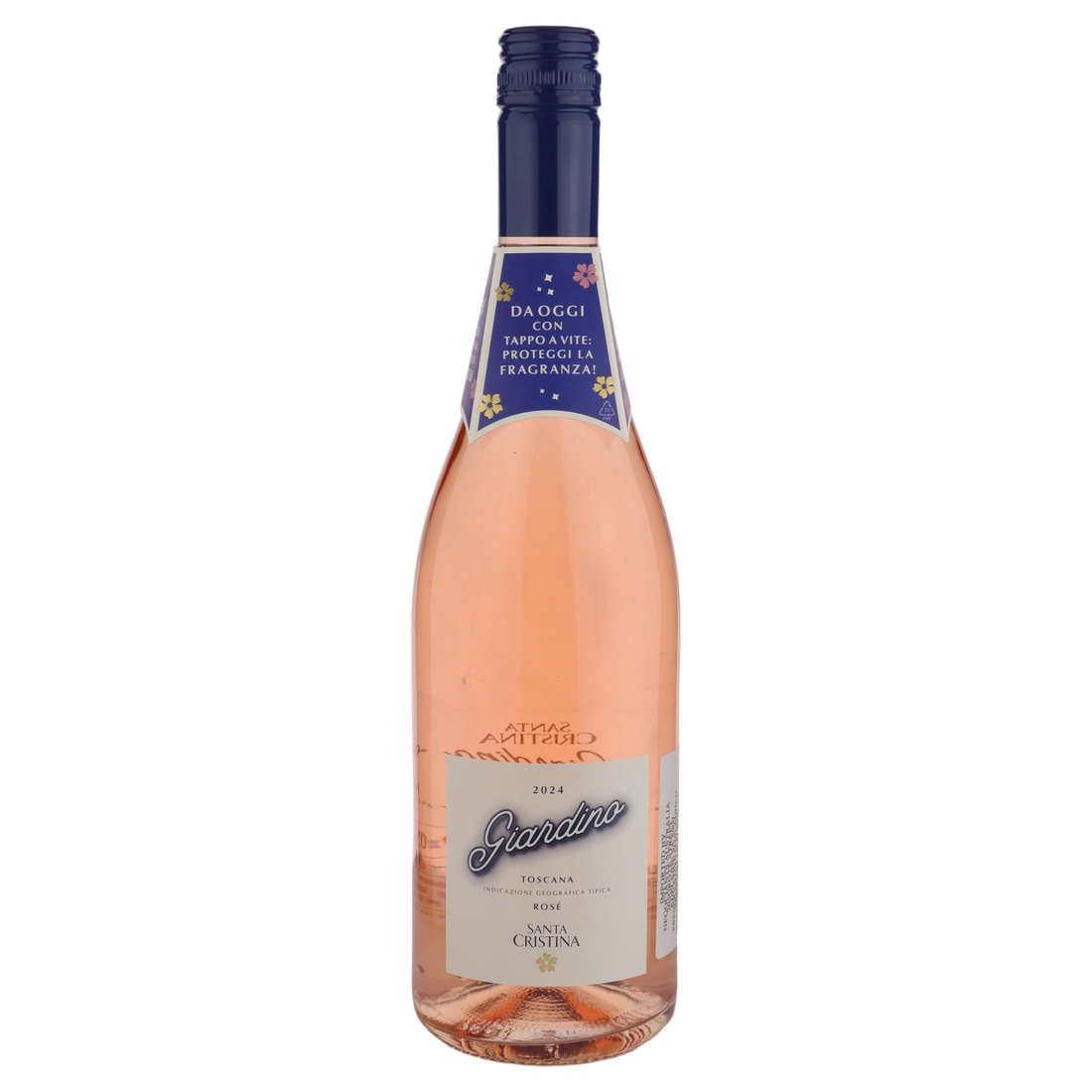 A bottle of 2024 Santa Cristina Giardino Rosé Toscana IGT 750ml Red Wine