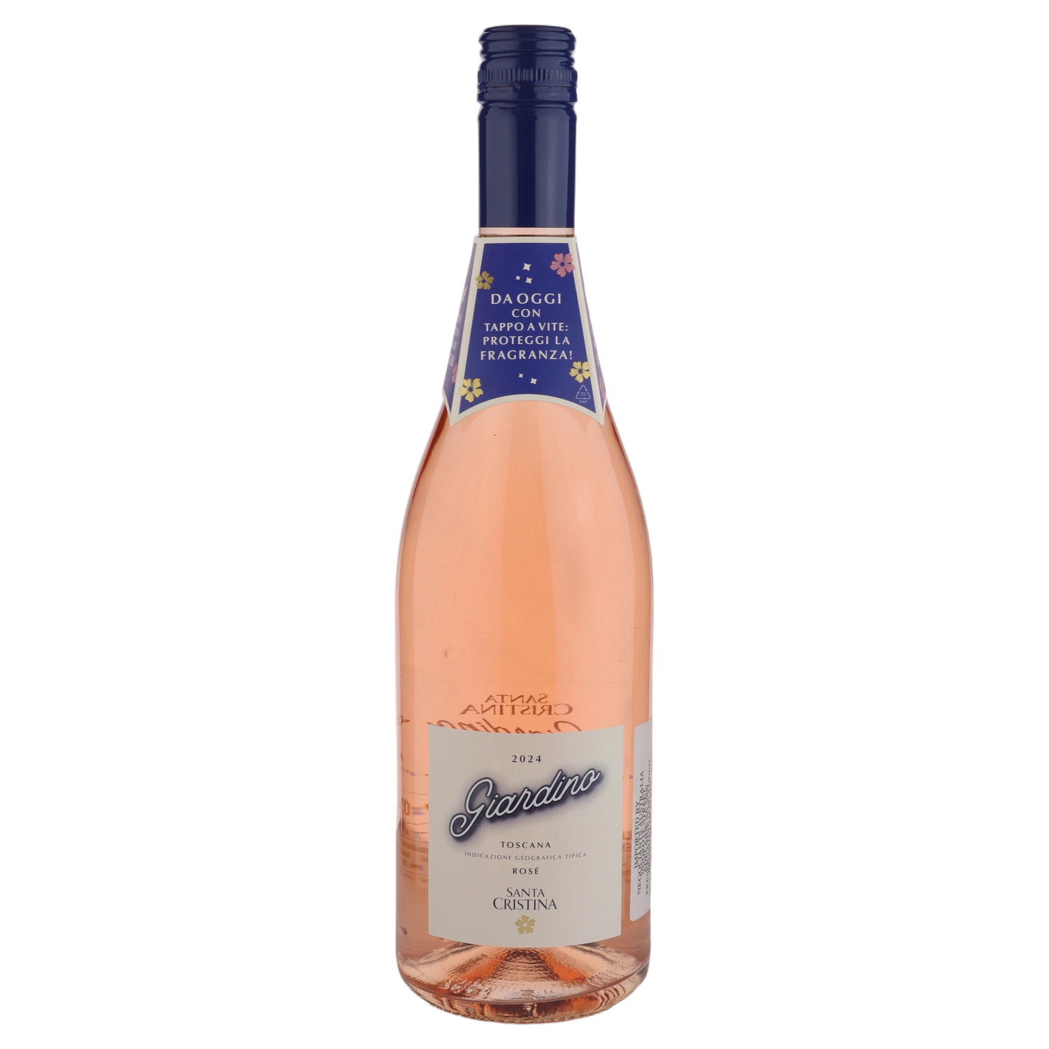 A bottle of 2024 Santa Cristina Giardino Rosé Toscana IGT 750ml Red Wine