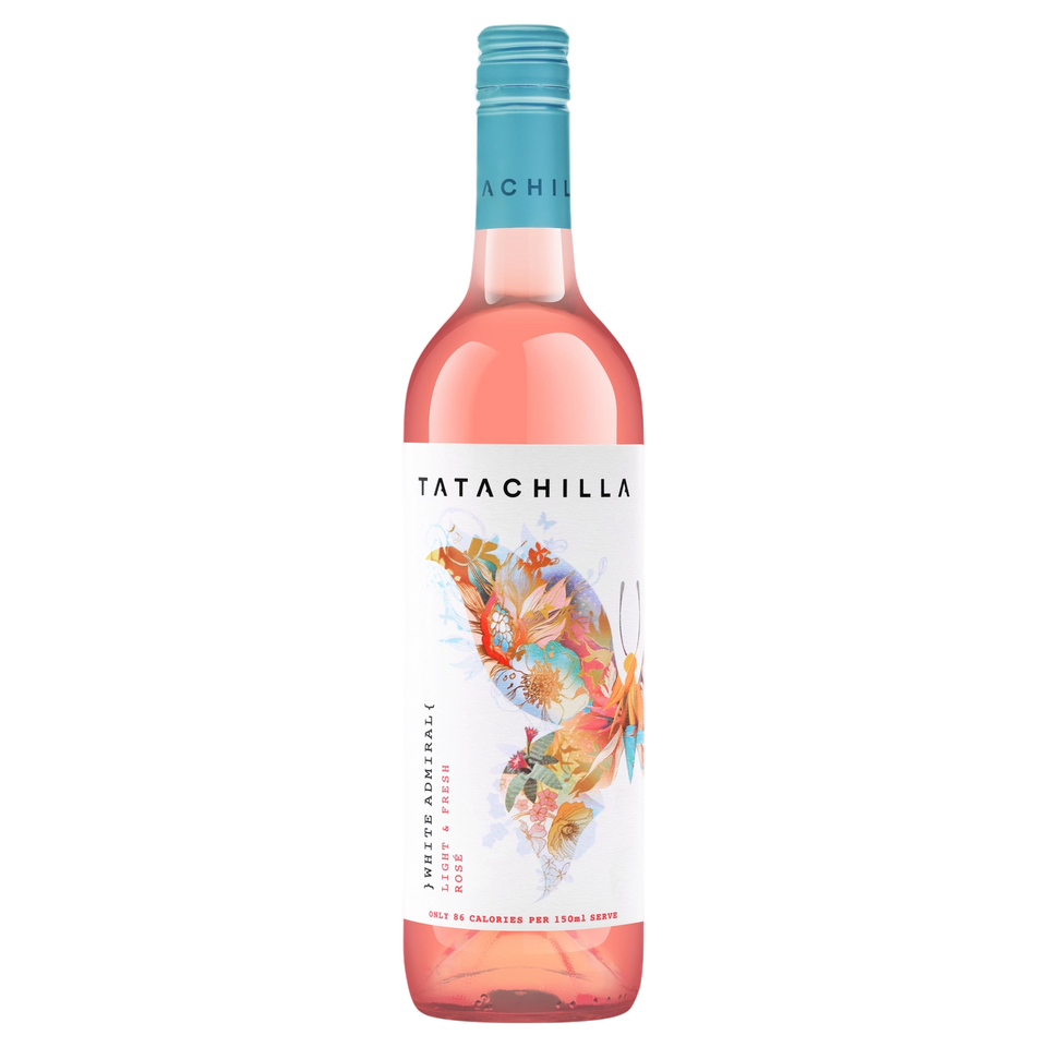 A bottle of 2025 Tatachilla White Admiral Rose 750ml Rose Wine