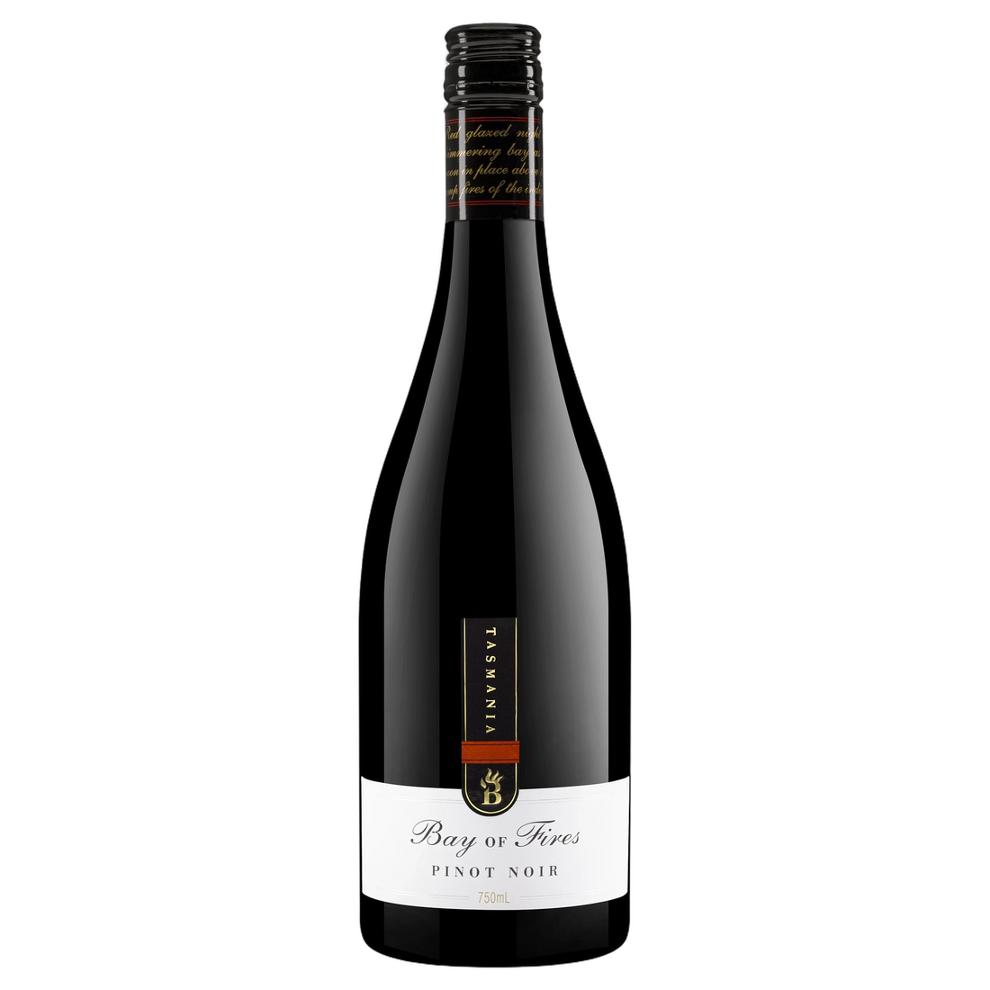 A bottle of 2024 Bay of Fires Pinot Noir 750ml Red Wine