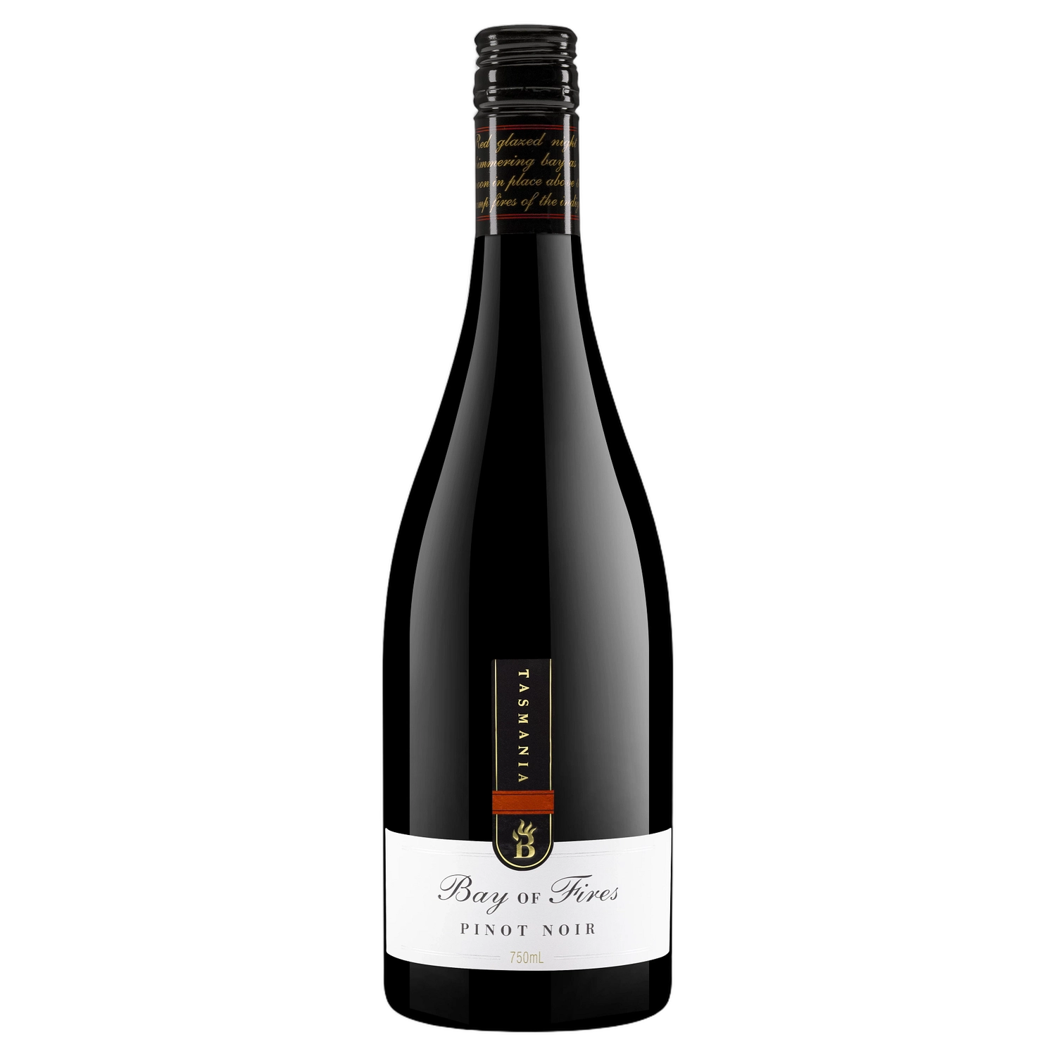 A bottle of 2024 Bay of Fires Pinot Noir 750ml Red Wine