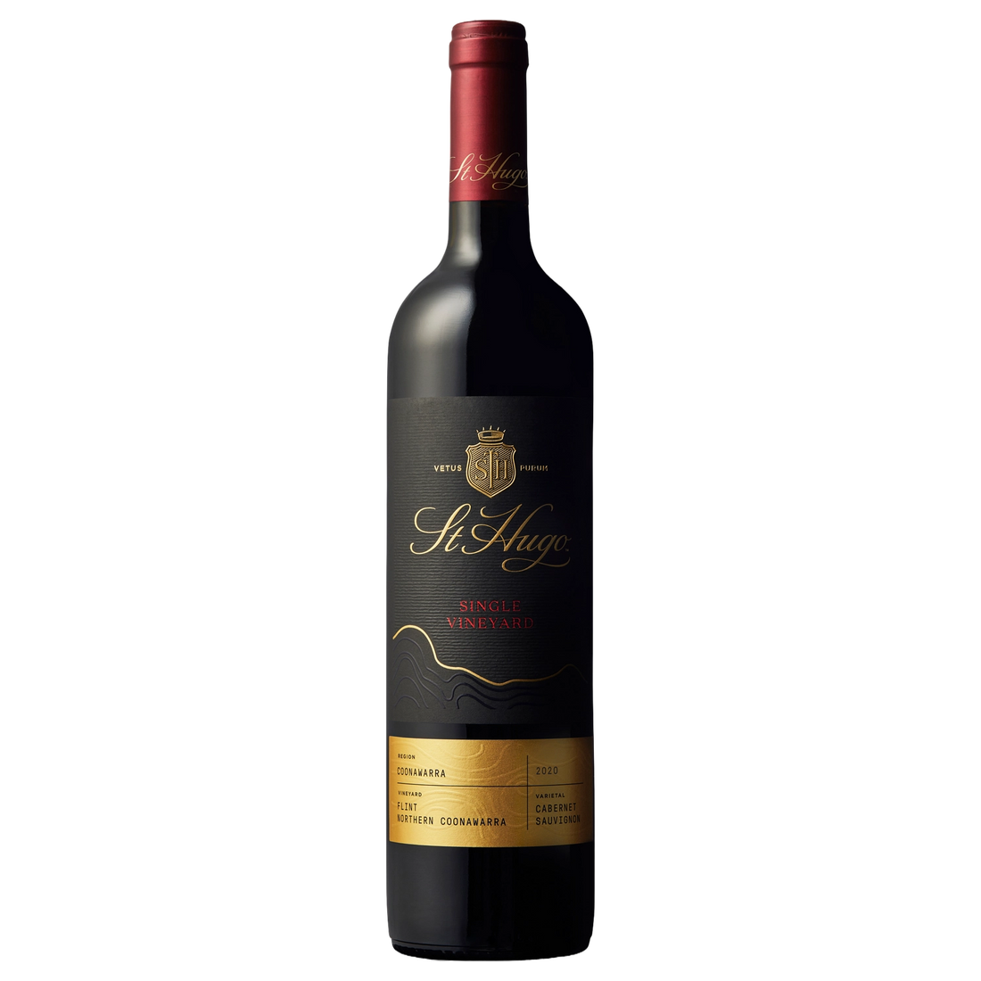 A bottle of 2020 St Hugo Single Vineyard Flint Cabernet Sauvignon 750ml Red Wine