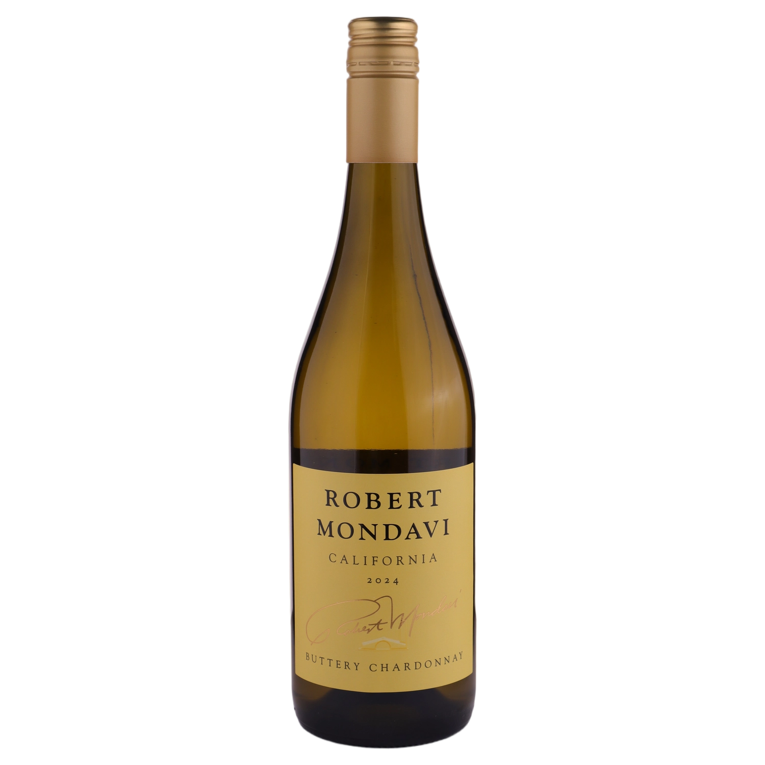 A bottle of Robert Mondavi Buttery Chardonnay 2024 750ml White Wine