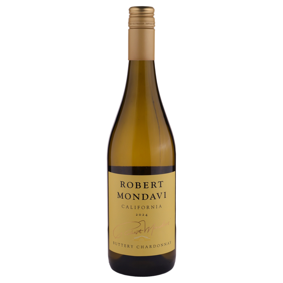 A bottle of Robert Mondavi Buttery Chardonnay 2024 750ml White Wine