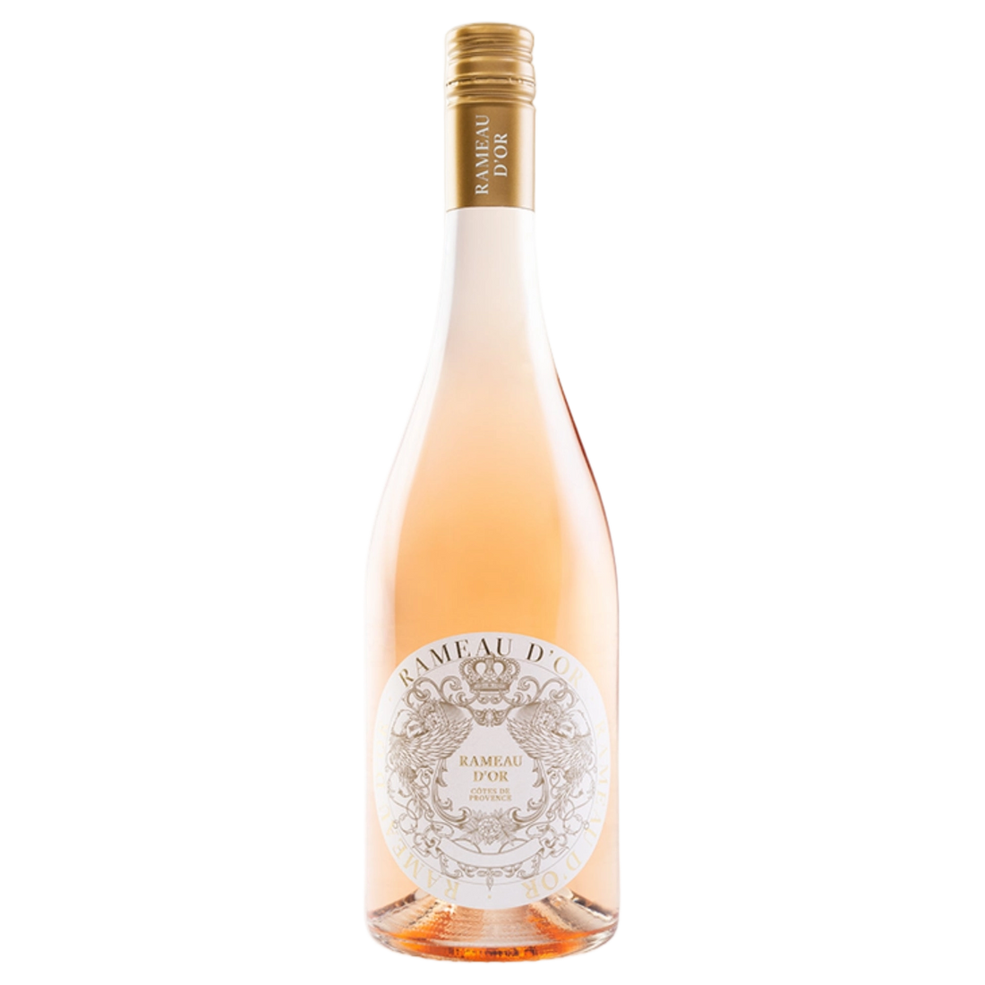 A bottle of 2025 Rameau d'Or Provence Rose 750ml Rose Wine