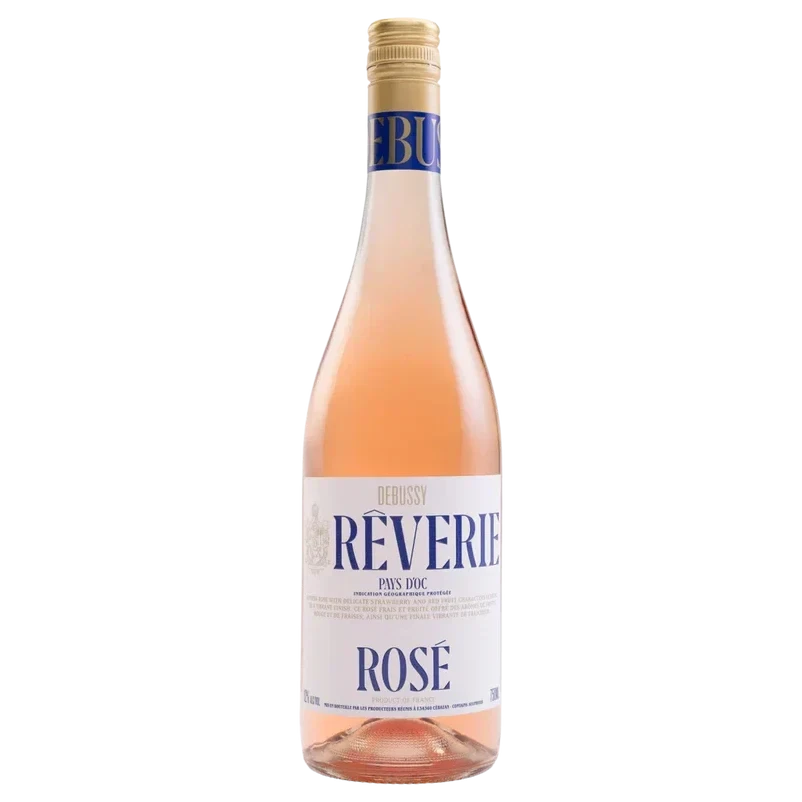 A bottle of 2025 Reverie Rose 750ml Rose Wine