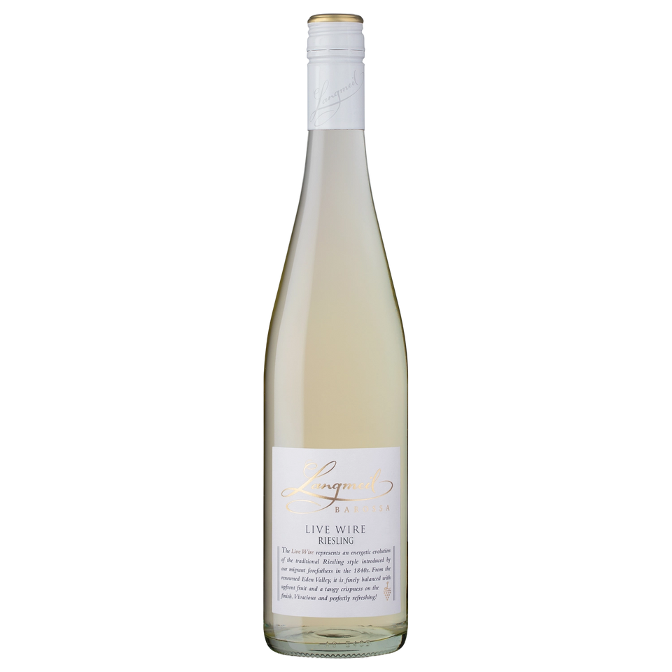 A bottle of 2025 Langmeil Live Wire Barossa Valley Riesling 750ml White Wine
