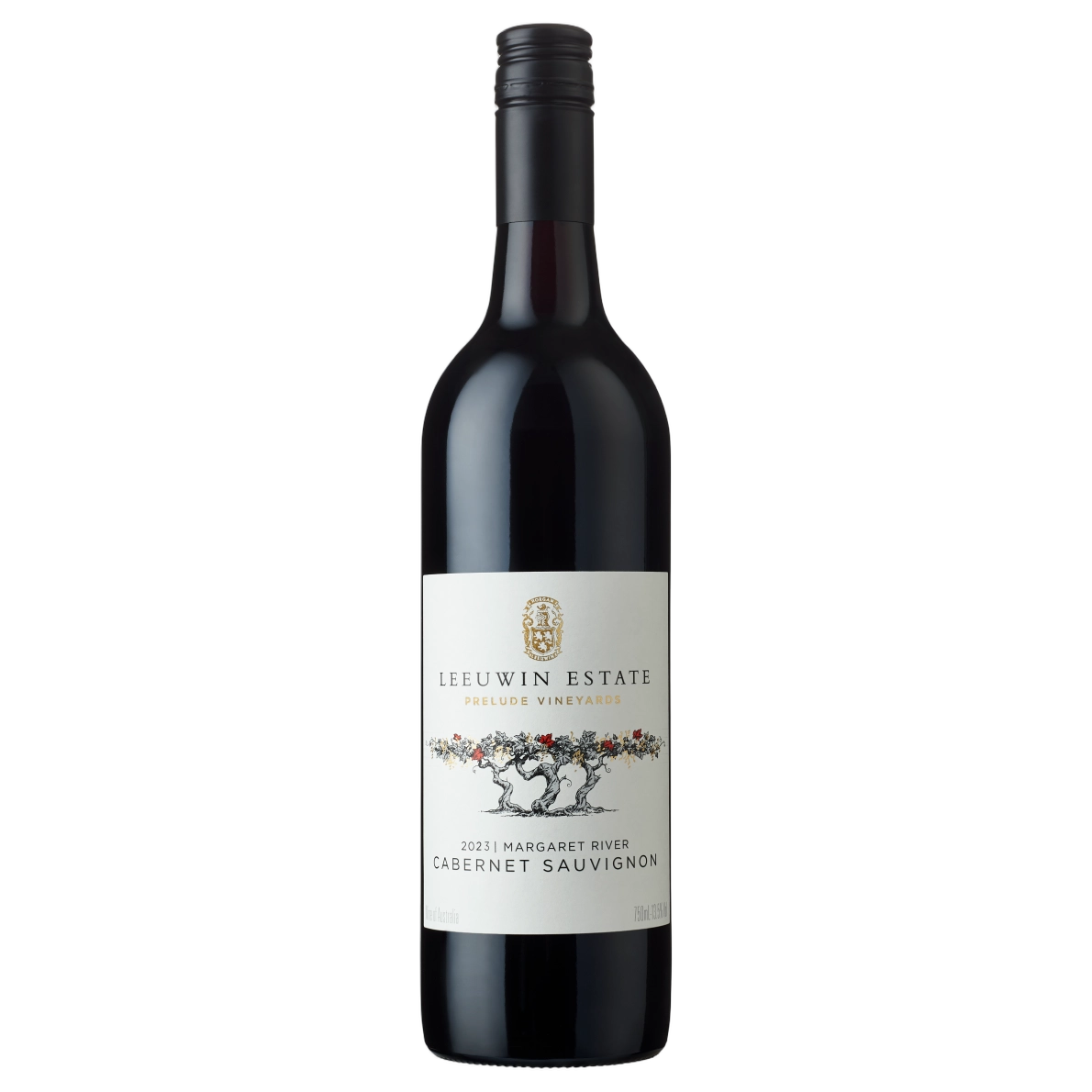 A bottle of Leeuwin Estate Prelude Cabernet Sauvignon 2023 750ml Red Wine