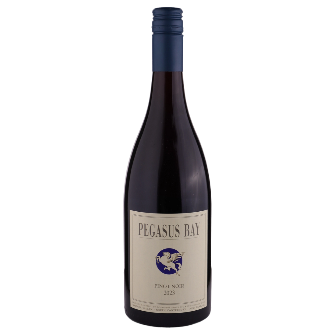 A bottle of 2023 Pegasus Bay Pinot Noir 750ml Red Wine
