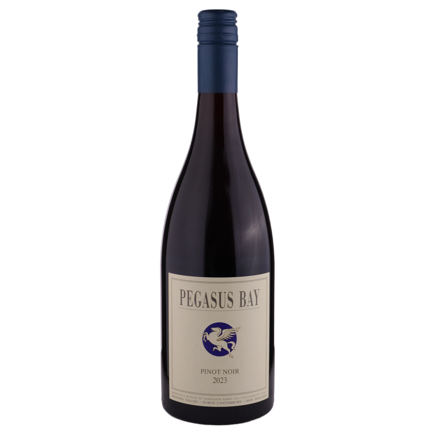 A bottle of 2023 Pegasus Bay Pinot Noir 750ml Red Wine