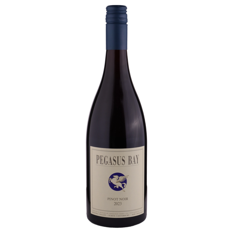 A bottle of 2023 Pegasus Bay Pinot Noir 750ml Red Wine