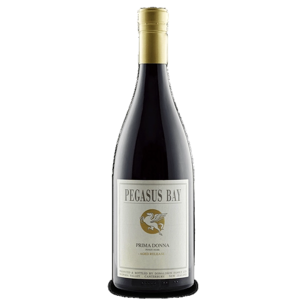 A bottle of 2015 Pegasus Bay Prima Donna Pinot Noir 750ml Red Wine