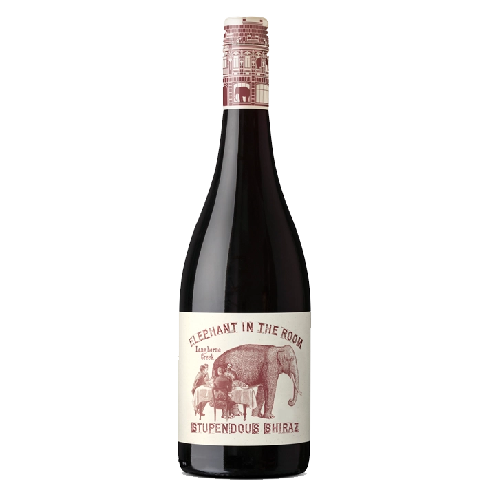 A bottle of 2024 Elephant in the Room Langhorne Creek Shiraz 750ml Red Wine