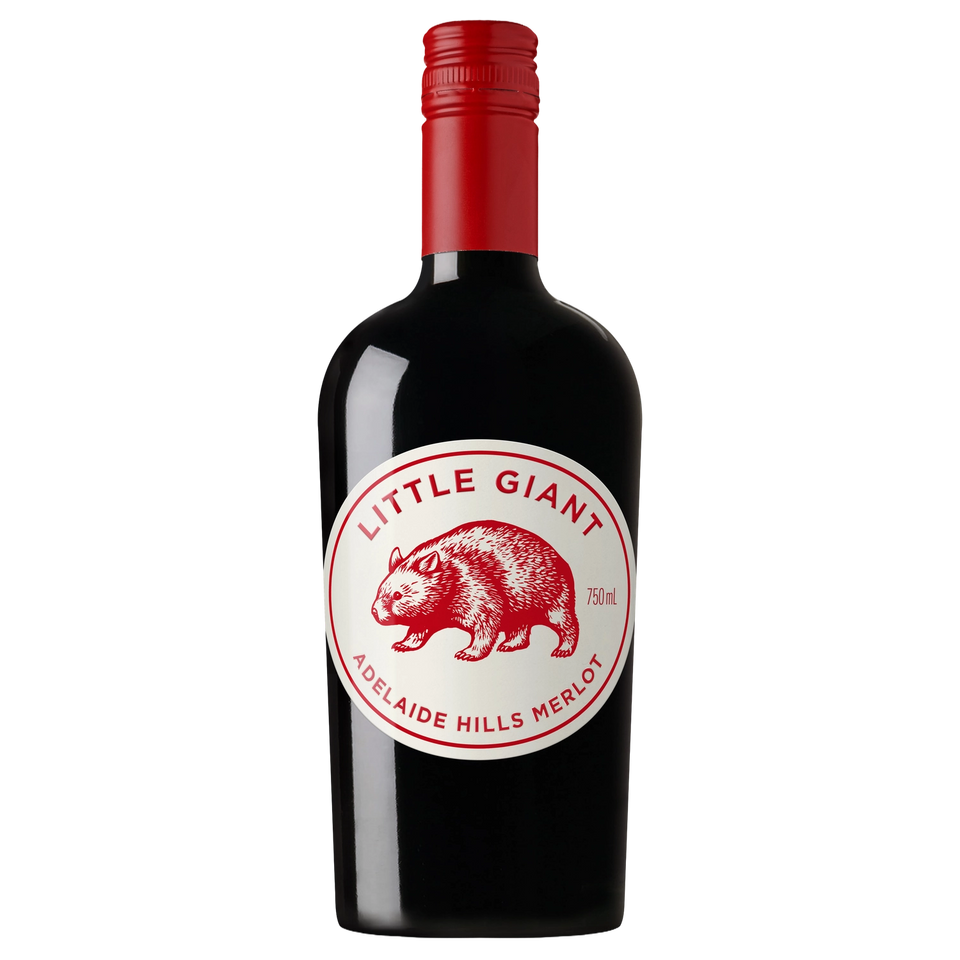 A bottle of 2025 Little Giant Core Adelaide Hills Merlot 750ml Red Wine