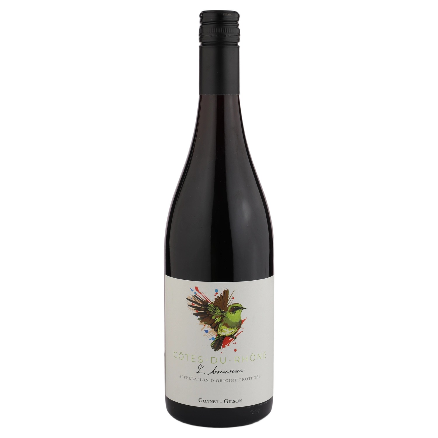 A bottle of Gonnet Gilson L'Amuseur Cotes du Rhone 2022 750ml Red Wine
