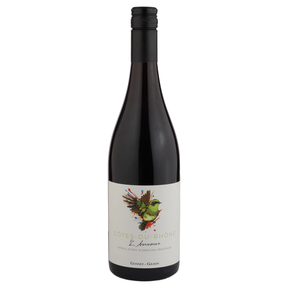 A bottle of Gonnet Gilson L'Amuseur Cotes du Rhone 2022 750ml Red Wine
