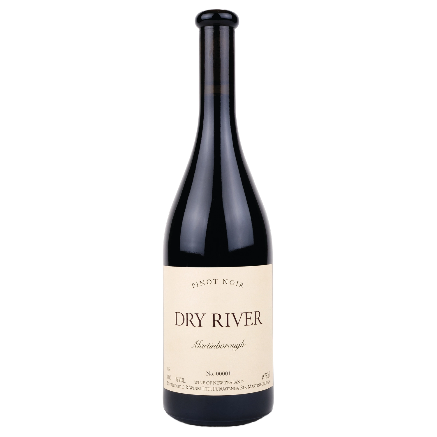 A bottle of 2023 Dry River Pinot Noir Australia 750ml Red Wine