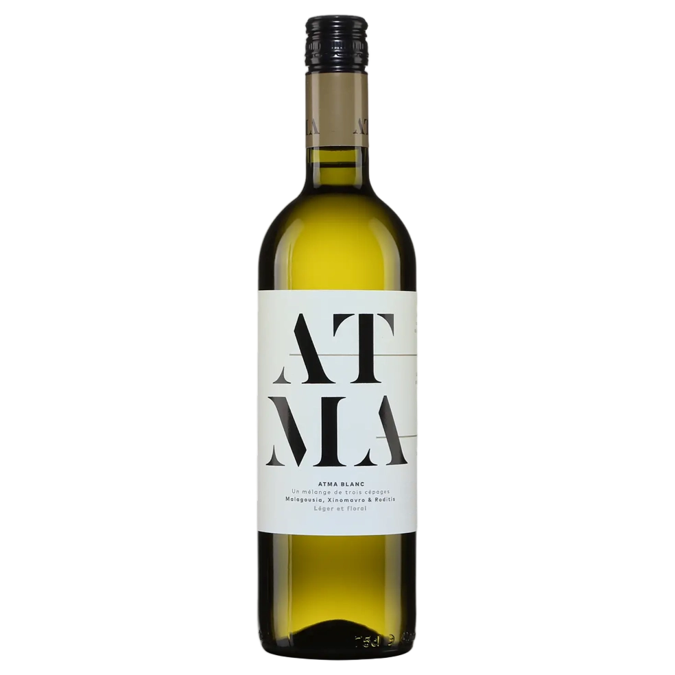 A bottle of 2025 Thymiopoulos ATMA White 750ml White Wine