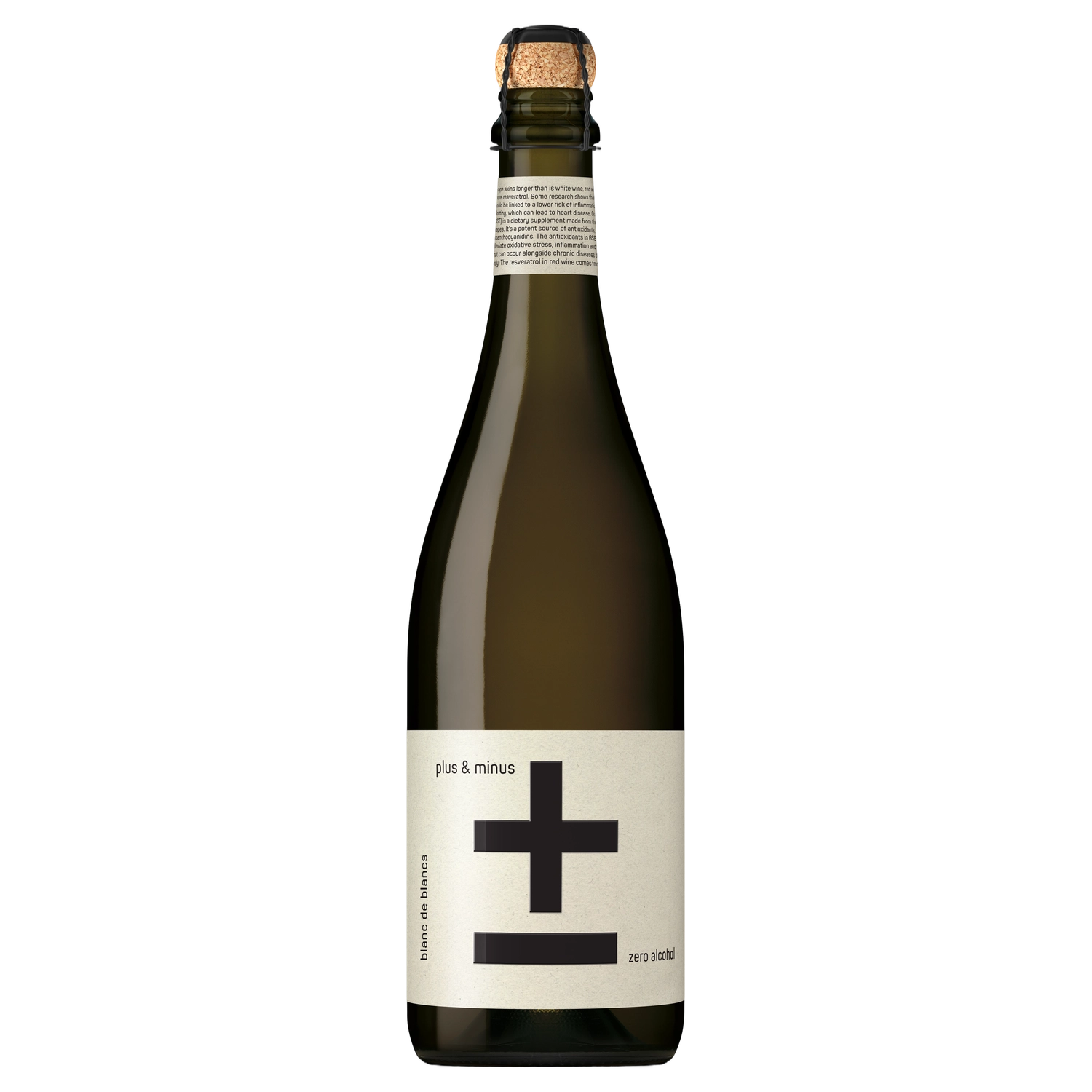 NV Plus & Minus Non Alcoholic Blanc de Blanc