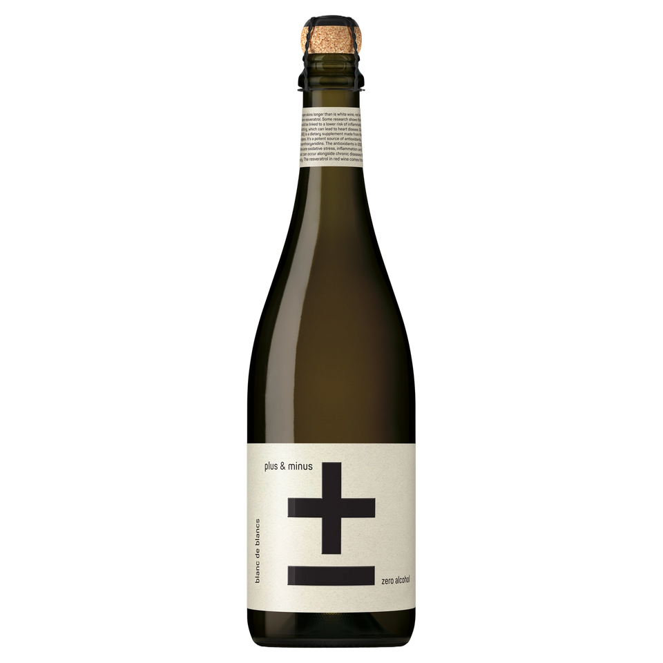 NV Plus & Minus Non Alcoholic Blanc de Blanc