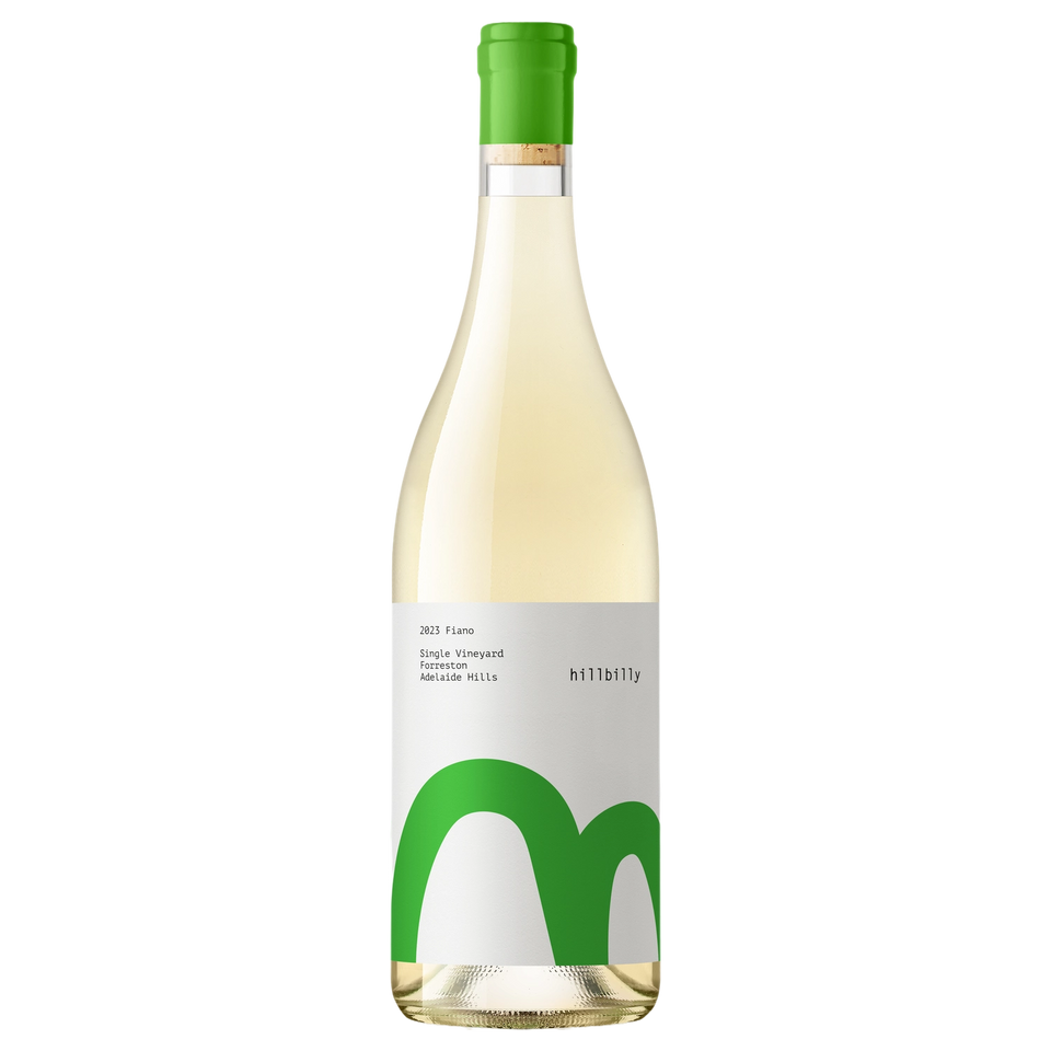 A bottle of 2023 Hillbilly Adelaide Hills Fiano 750ml White Wine