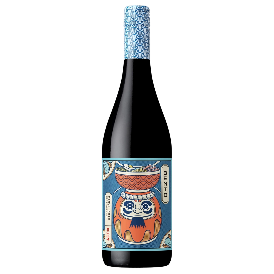 A bottle of 2025 Bento Wrattenbully Pinot Noir 750ml Red Wine