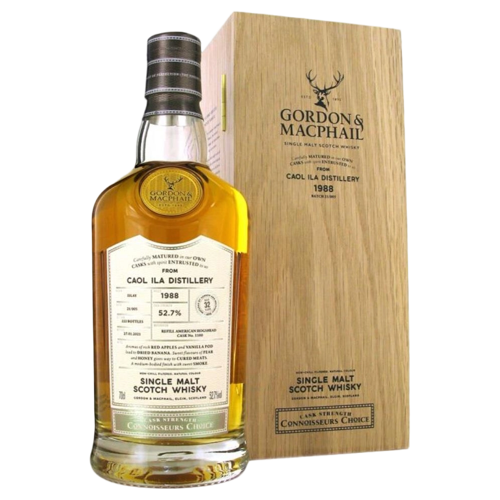 A bottle of G&M Connoisseurs Choice Caol Ila 1988 52.7% 700ml