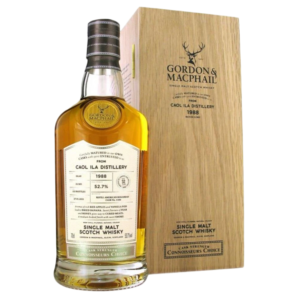 A bottle of G&M Connoisseurs Choice Caol Ila 1988 52.7% 700ml