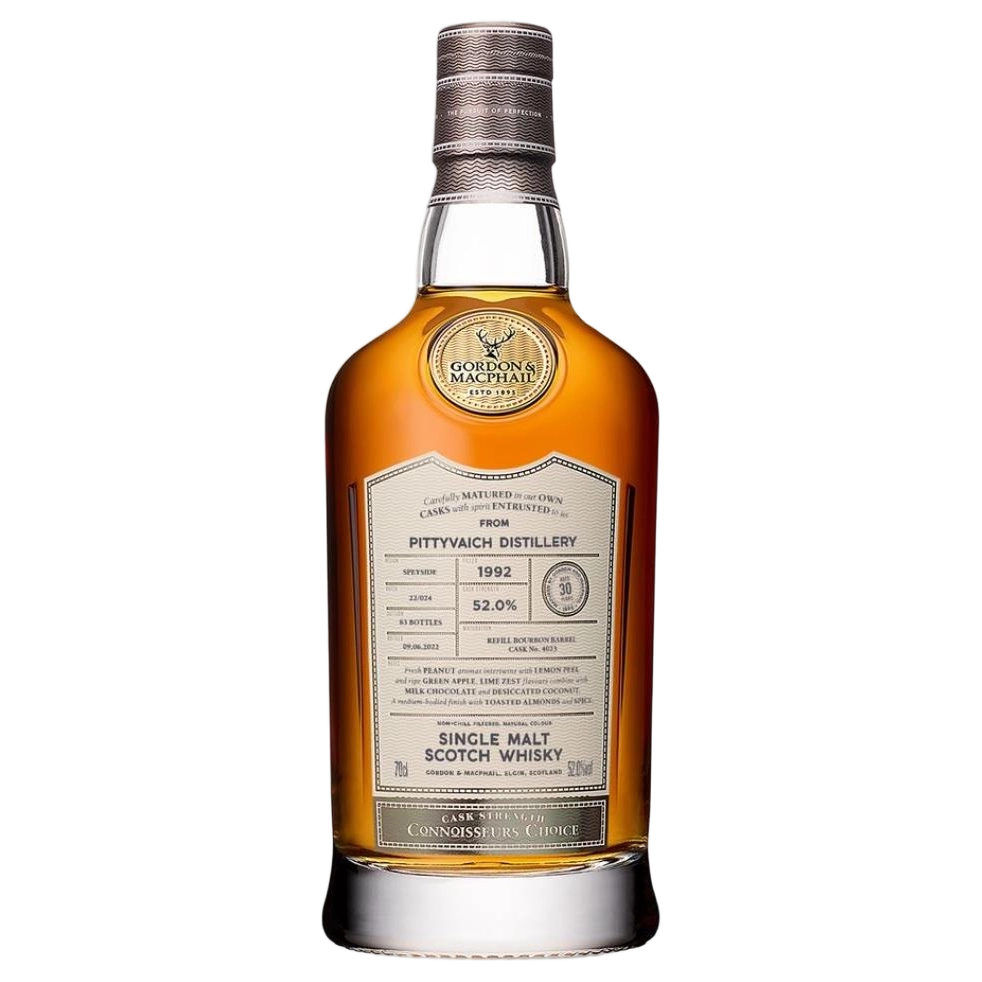 A bottle of G&M Connoisseurs Choice Pittyvaich 1992 (30YO) 52% 700ml
