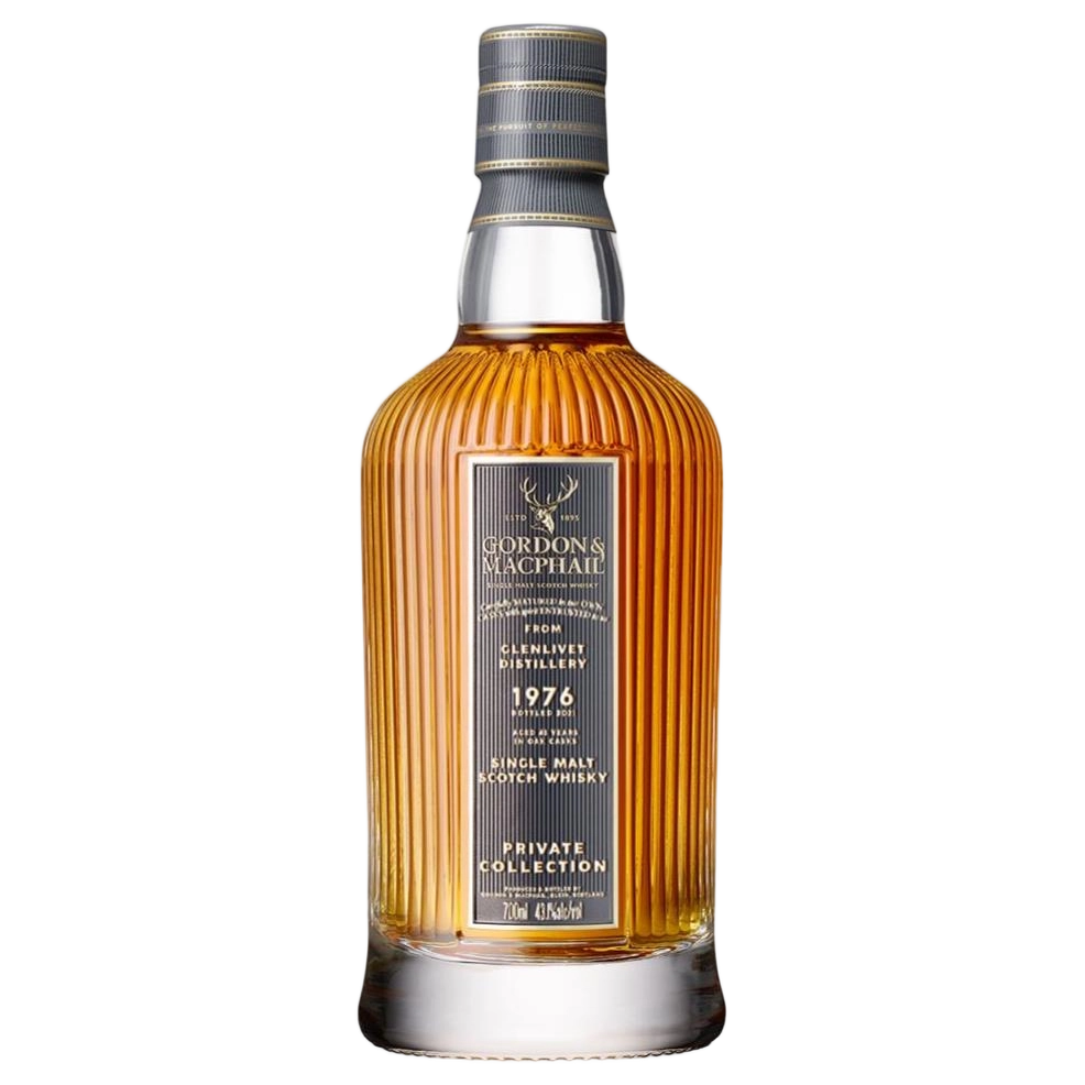 A bottle of G&M Private Collection Glenlivet 1976 43.1% 700ml