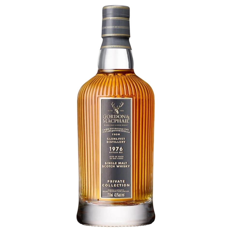 A bottle of G&M Private Collection Glenlivet 1976 43.1% 700ml