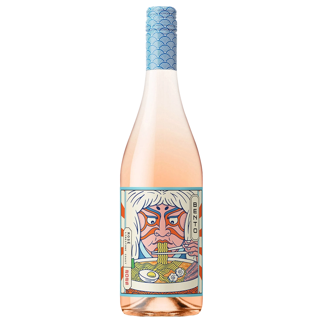 A bottle of 2025 Bento Limestone Coast Rose 750ml Rose Wine