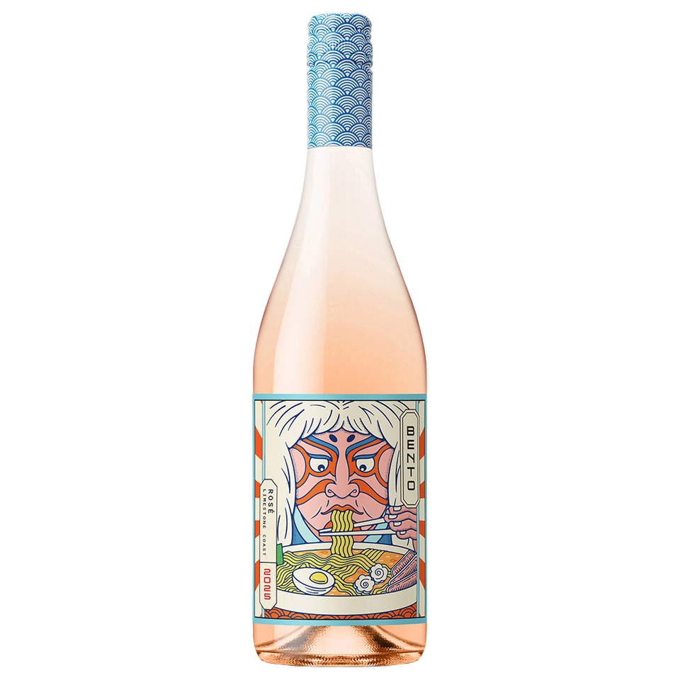 A bottle of 2025 Bento Limestone Coast Rose 750ml Rose Wine