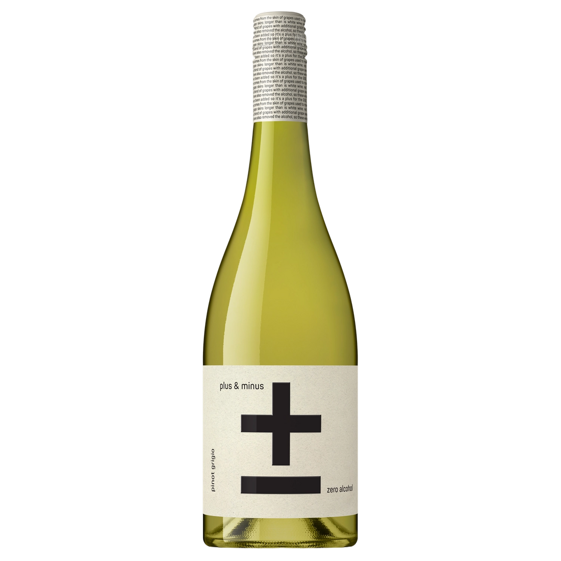 2025 Plus & Minus Non Alcoholic Pinot Grigio