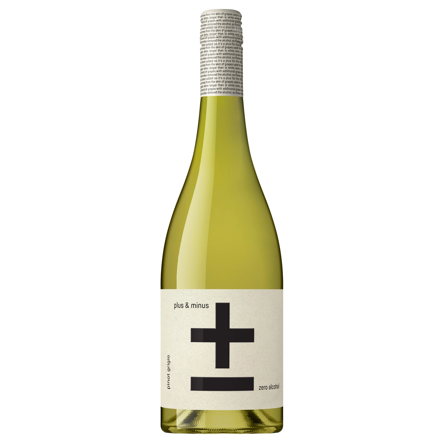 2025 Plus & Minus Non Alcoholic Pinot Grigio