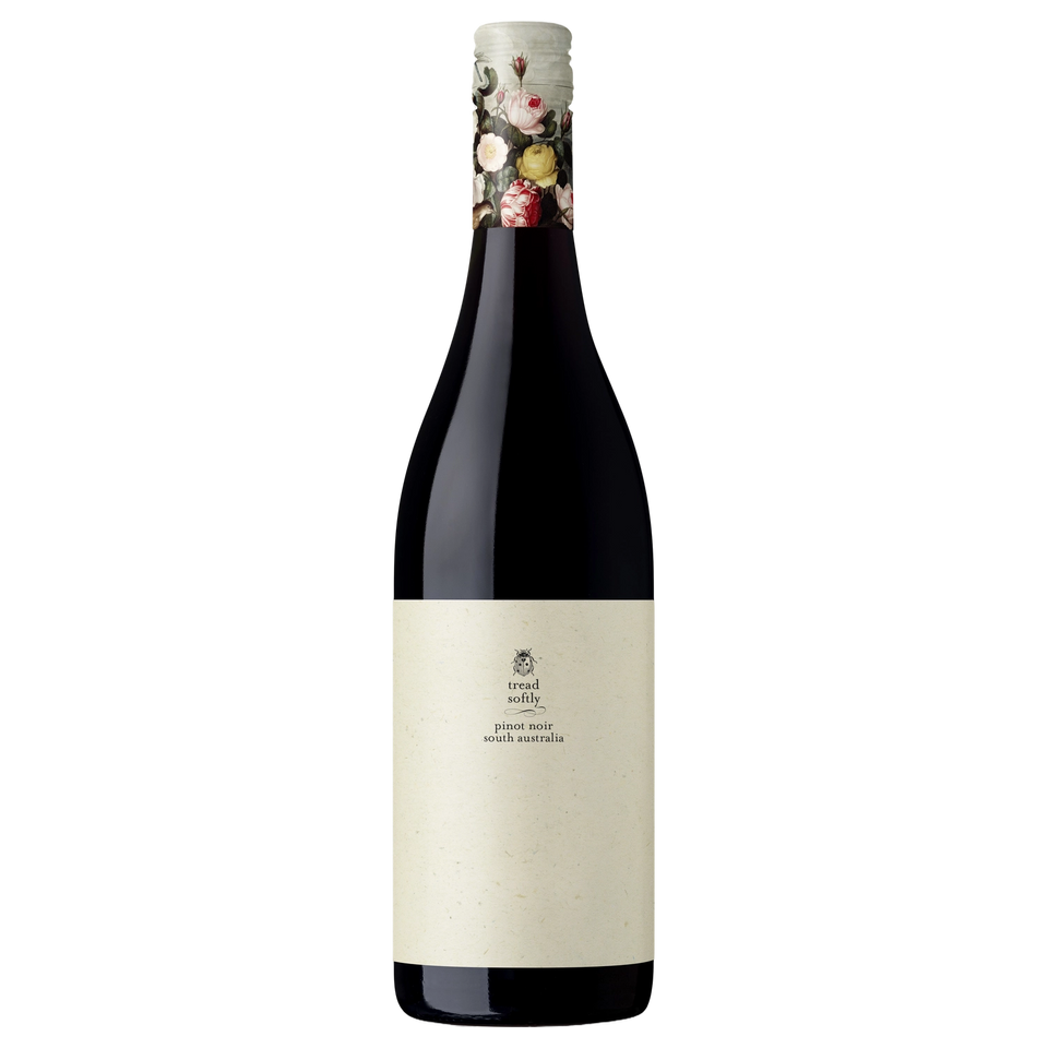 A bottle of 2025 Tread Softly South Australian Pinot Noir 750ml Red Wine