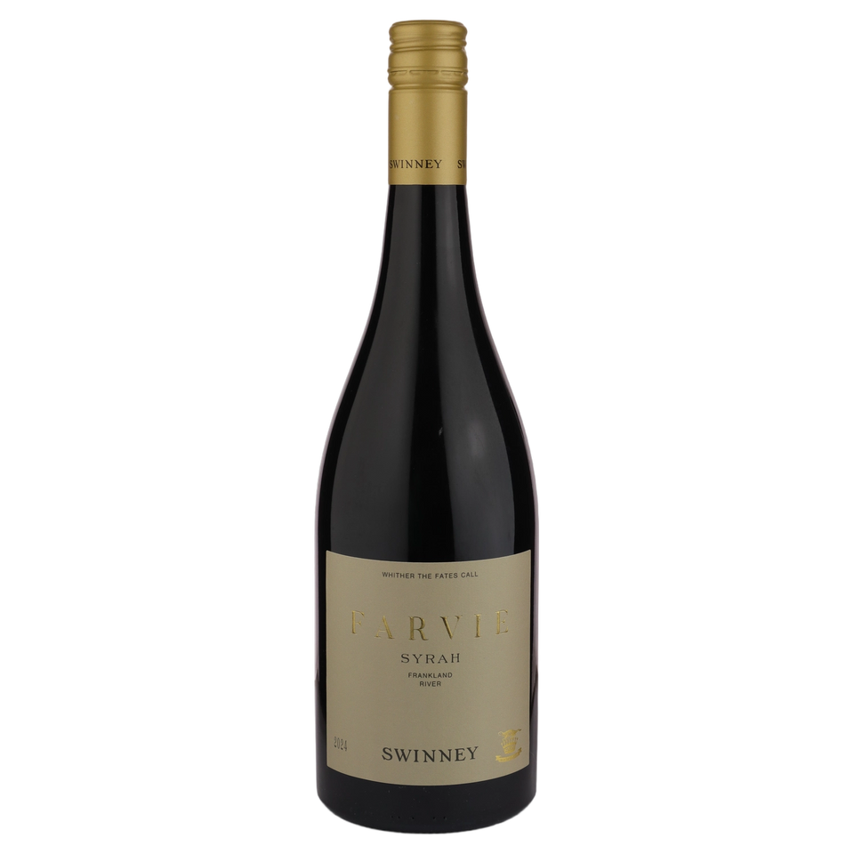 A bottle of Swinney Farvie Syrah 2024 750ml Red Wine