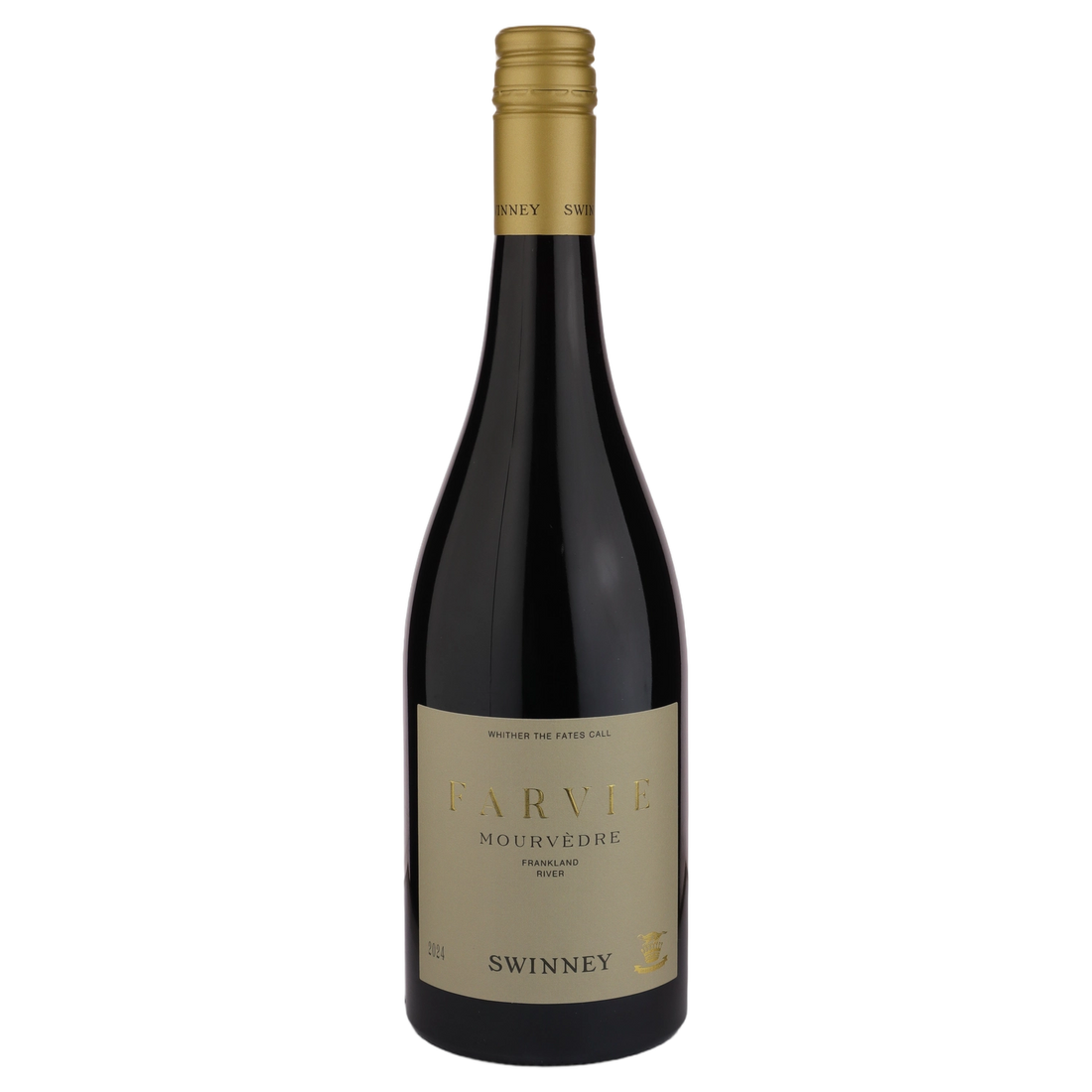A bottle of Swinney Farvie Mourvedre 2024 750ml Red Wine