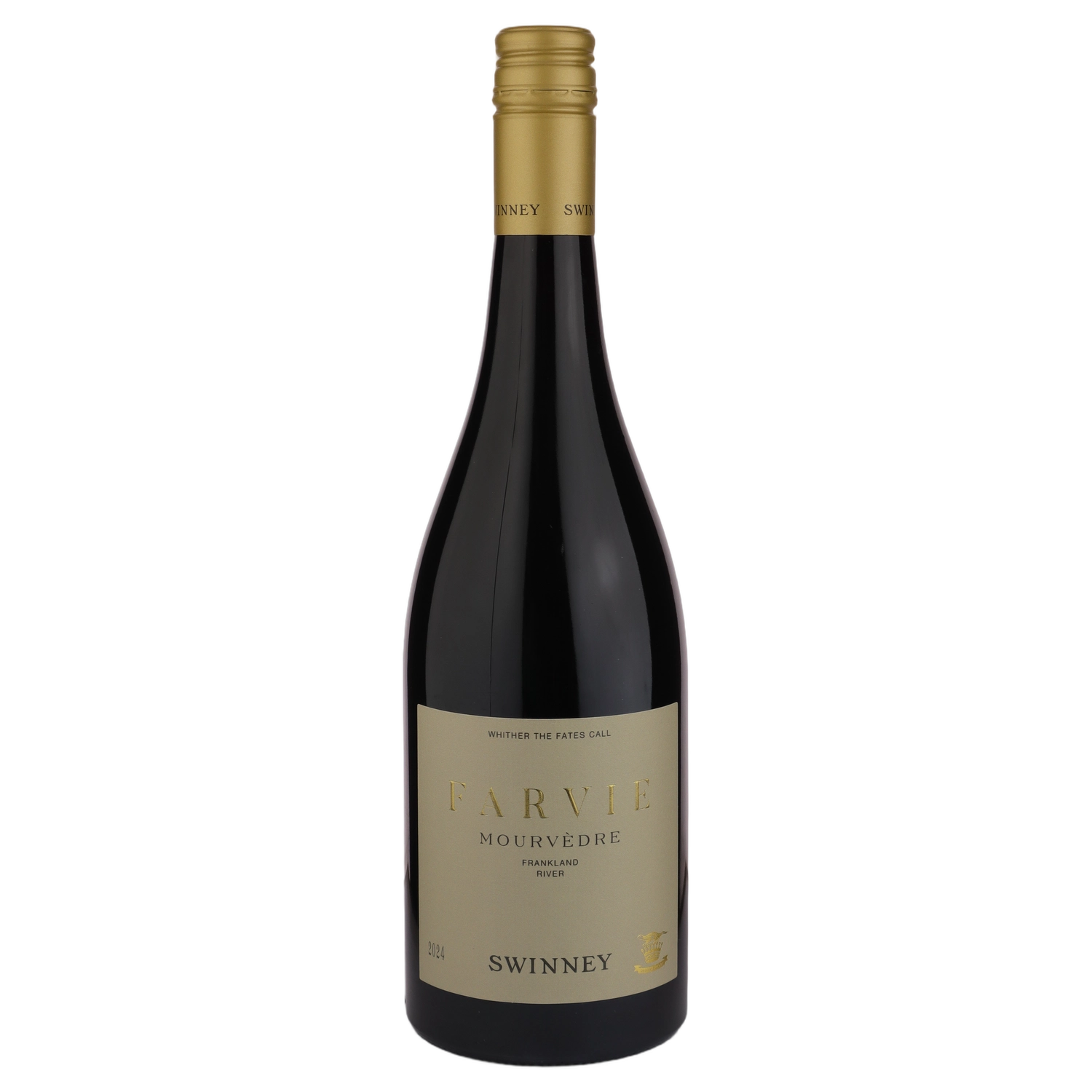 A bottle of Swinney Farvie Mourvedre 2024 750ml Red Wine