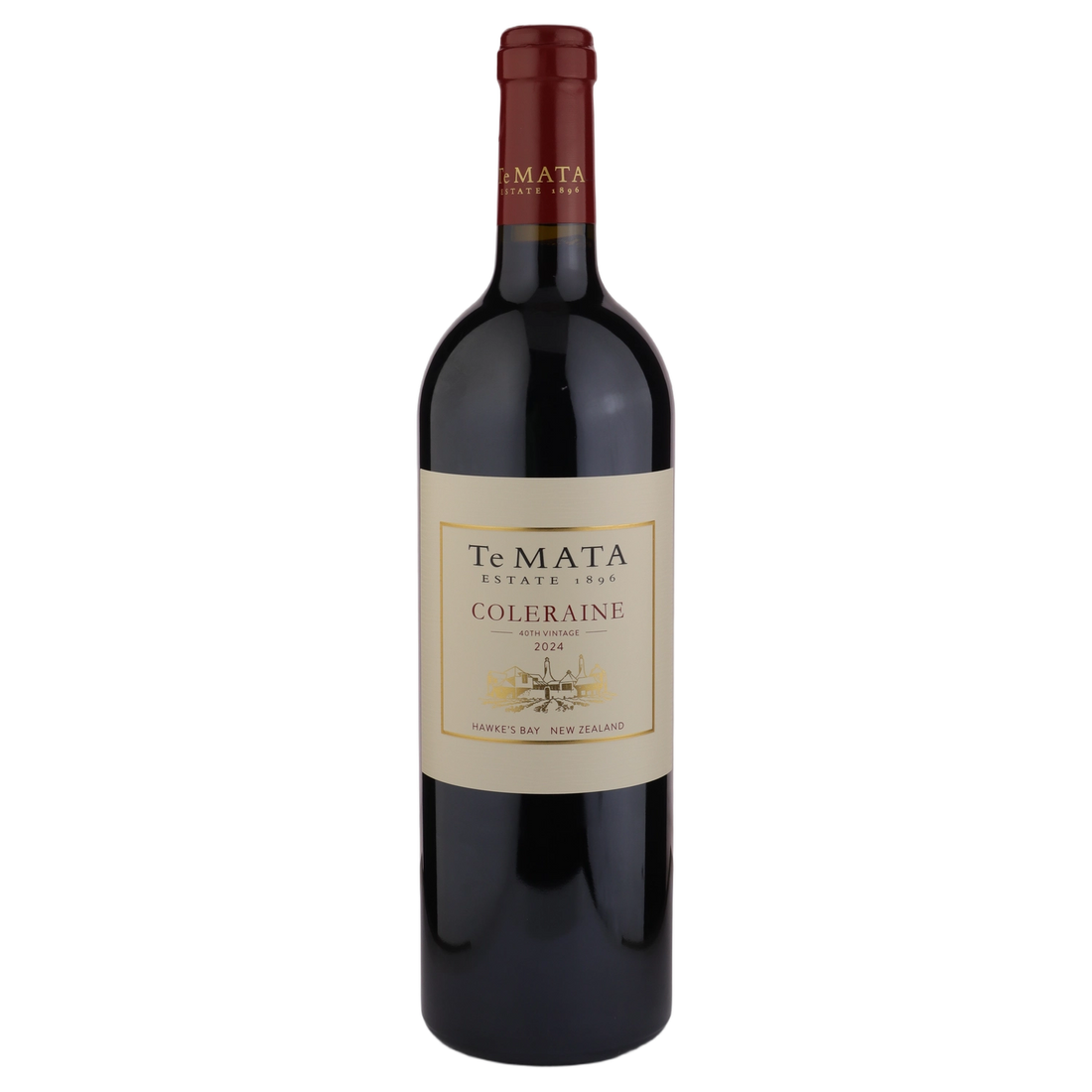 A bottle of Te Mata Estate Coleraine 2024 750ml Red Wine