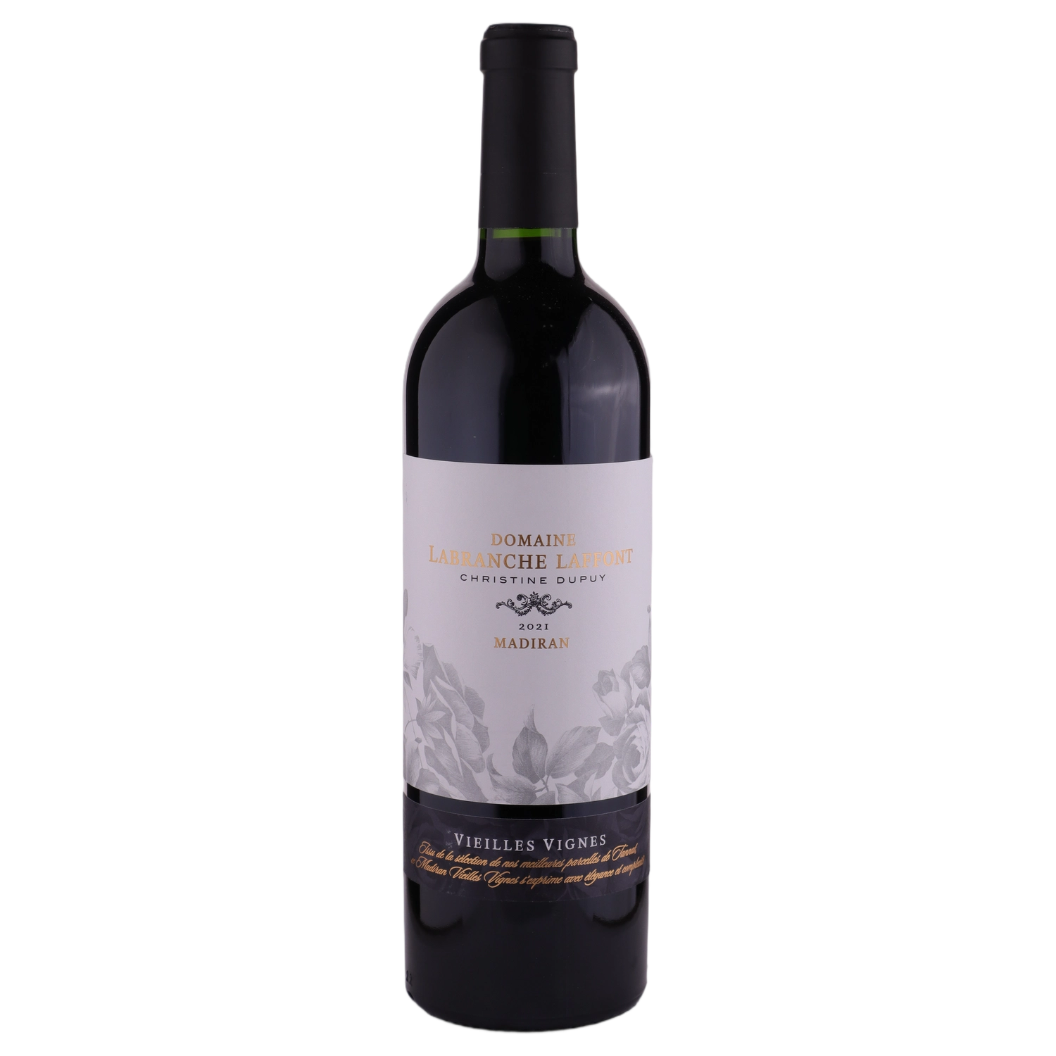 A bottle of 2021 Domaine Labranche Laffont Madiran Vieilles Vignes 750ml Red Wine