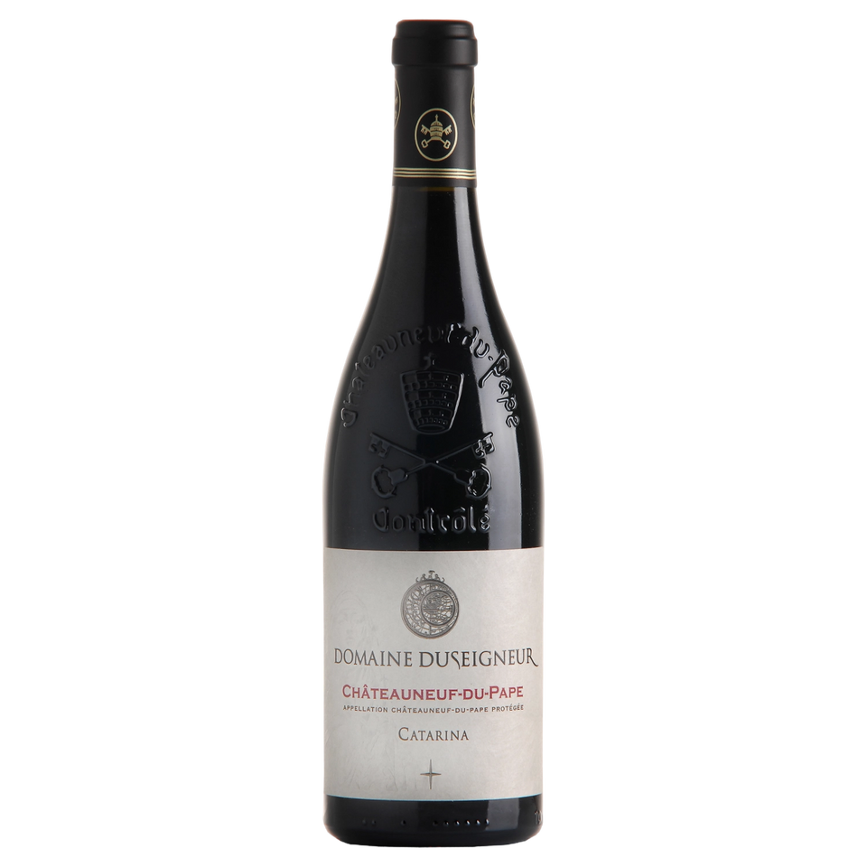 A bottle of Domaine Duseigneur Chateauneuf du Pape ‘Catarina' Red 2022 750ml Red Wine