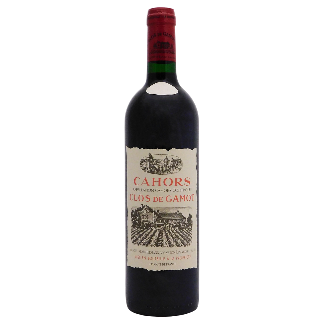 A bottle of Clos de Gamot Cahors Red 2010 750ml Red Wine