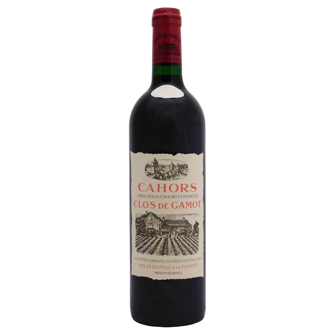 A bottle of Clos de Gamot Cahors Red 2022 750ml Red Wine